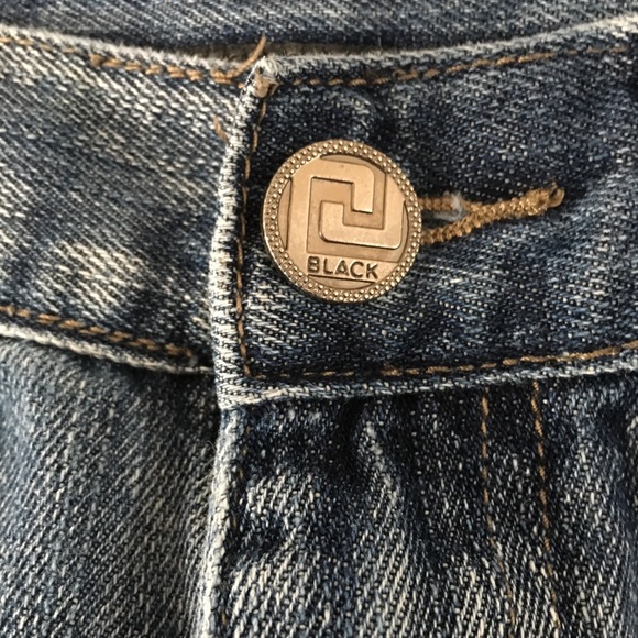 Black Low Rise Slim Straight Leg 30W 30L Blue Jean - Picture 4 of 7